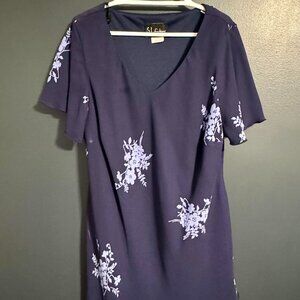 S.L Fashions Blue Dress